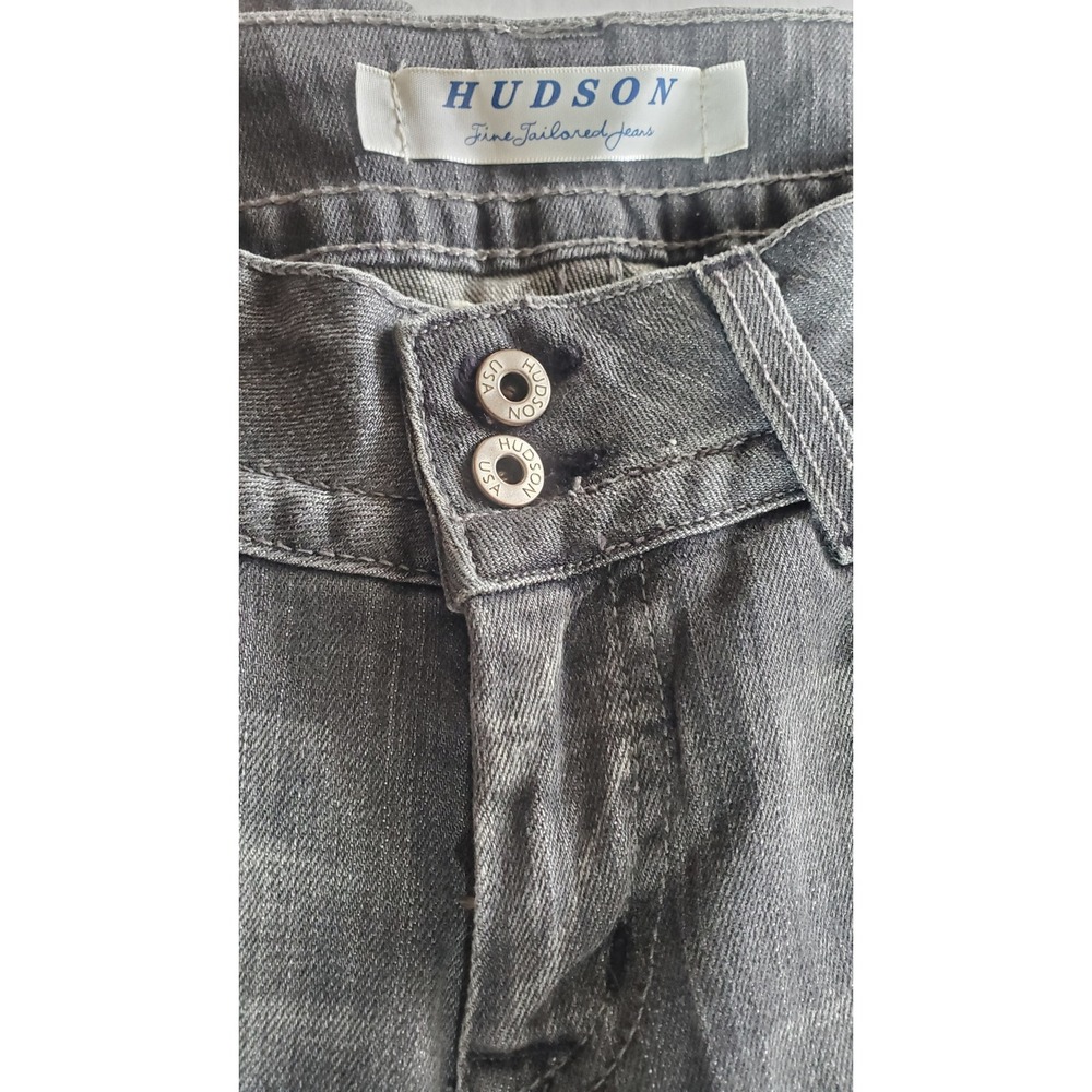 Hudson Fine Tailored Jeans Gray Wash Women's Size 29 Low Rise Denim - Picture 2 of 15